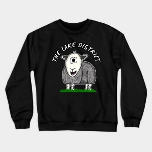 The Lake District Funny Herdwick Sheep Cumbria Crewneck Sweatshirt